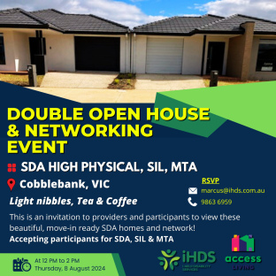 SDA Open House & Networking Event! Cobblebank | Accepting FA, IL, SIL and MTA participants