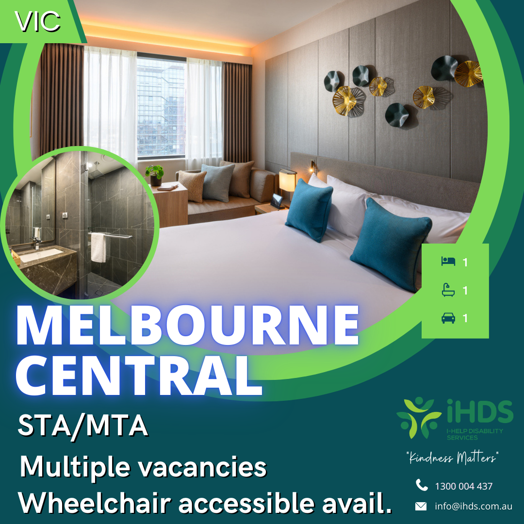 Melbourne Central (CBD) STA/MTA Apartments | I-Help Disability Services